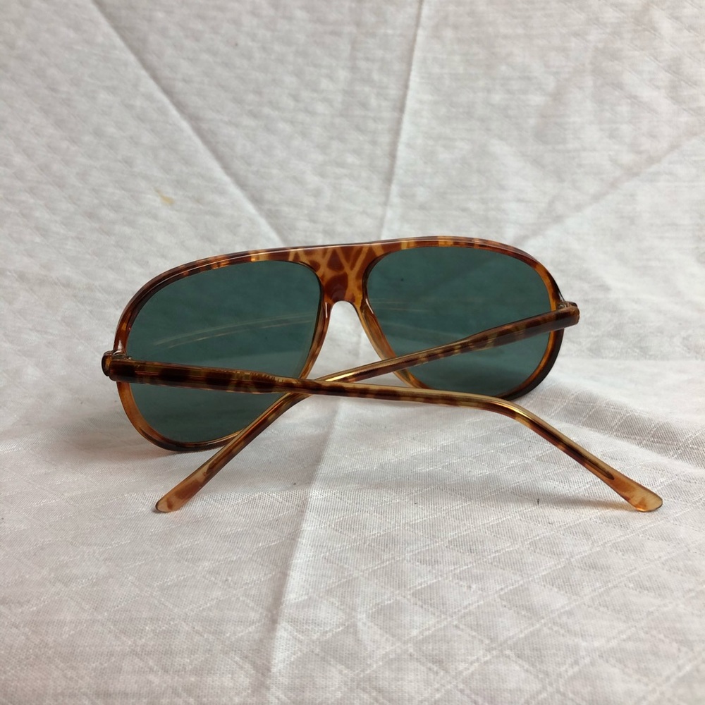 Vtg Tortoise Shell Pattern Aviators - Picture 5 of 7